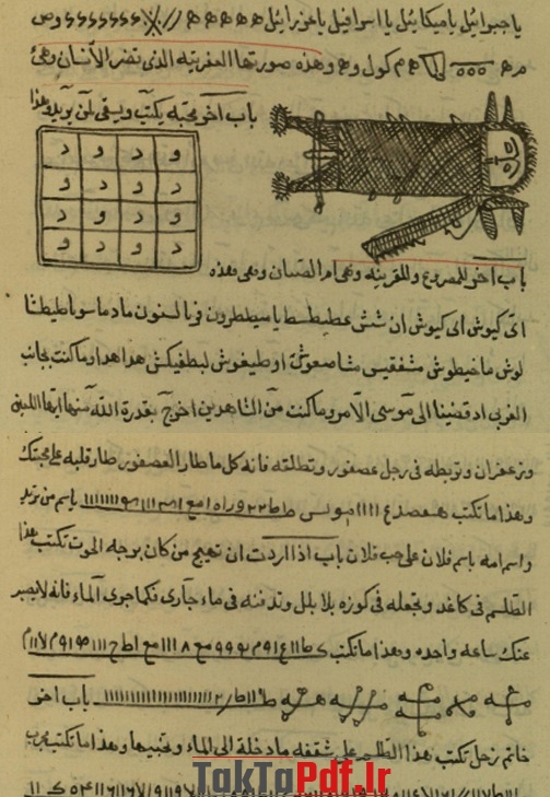 هذا کتاب مجمع الفنون در طلسمات به عربی